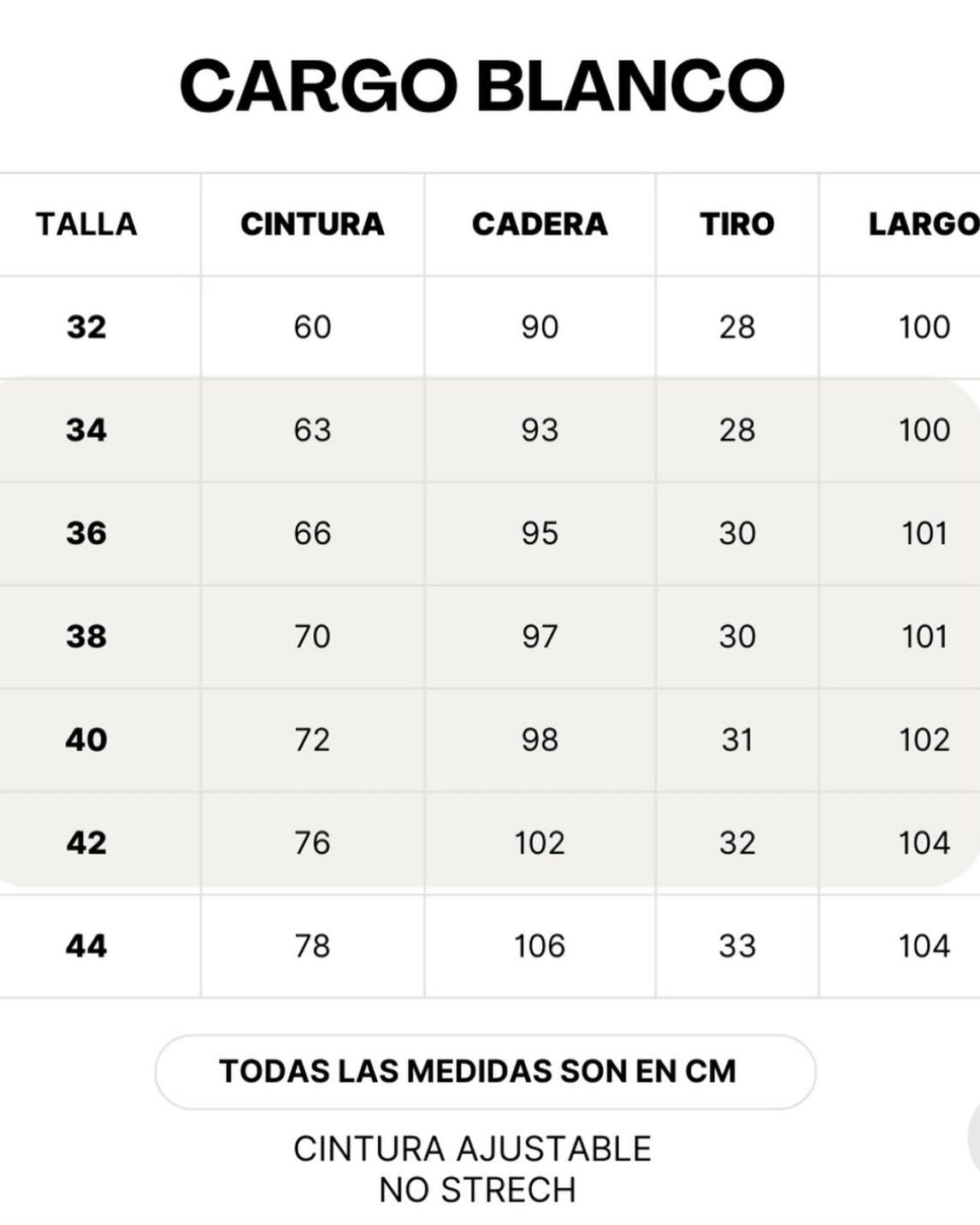 Cargo jeans ajustable