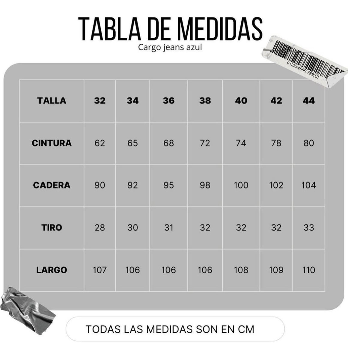 Cargo jeans doble