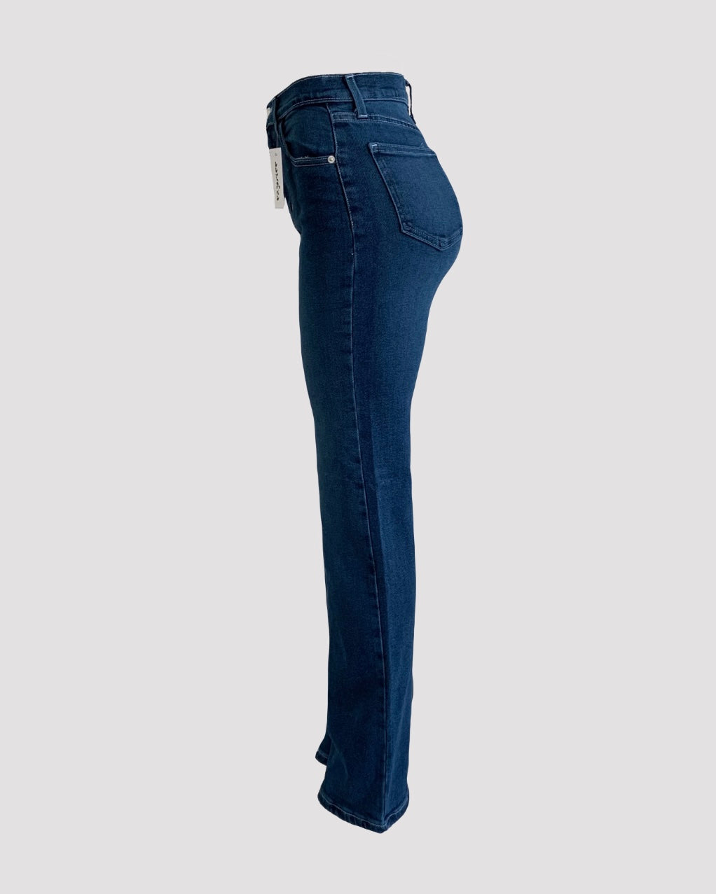 Straight rise jeans azul