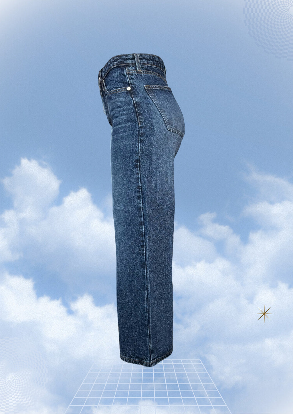 Wide legs jeans