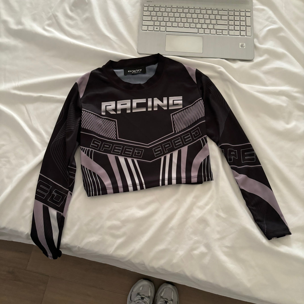 Top manga larga Racing