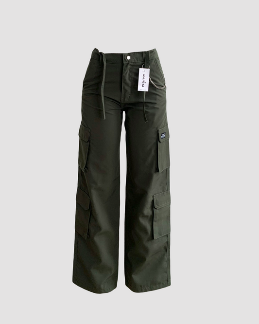 Cargo pants verde militar