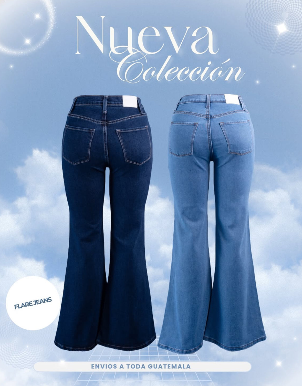 Flare Jeans Azul